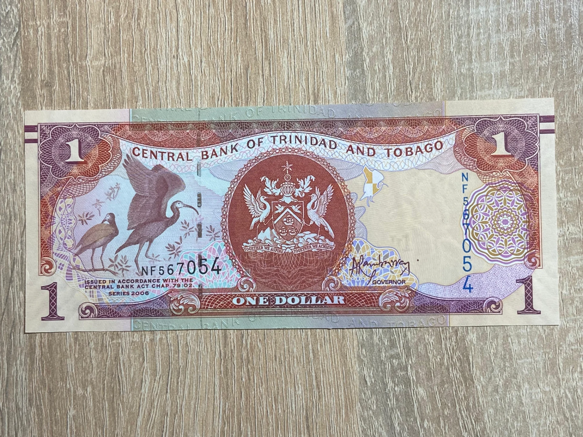 Trinidad Tobago - 1 dollar 2006  UNC – fotografia 1 din 2