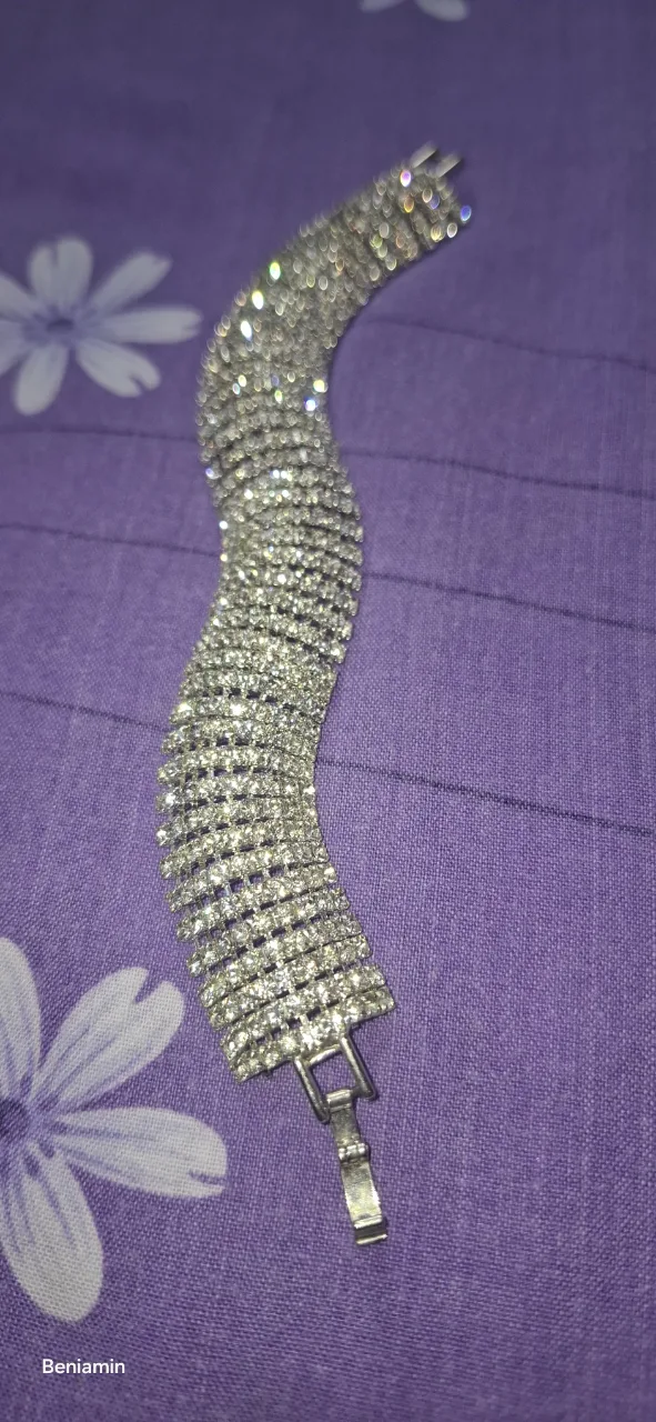 Brățară opulentă Hollywood Glamour cu 9 rânduri de cristale 💎💍 – Zarnesti, Brașov