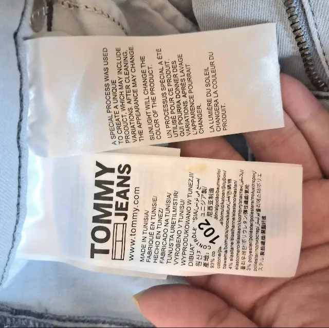 Tommy Jeans blugi damă gri deschis skinny, mărimea 34 – fotografia 4 din 7