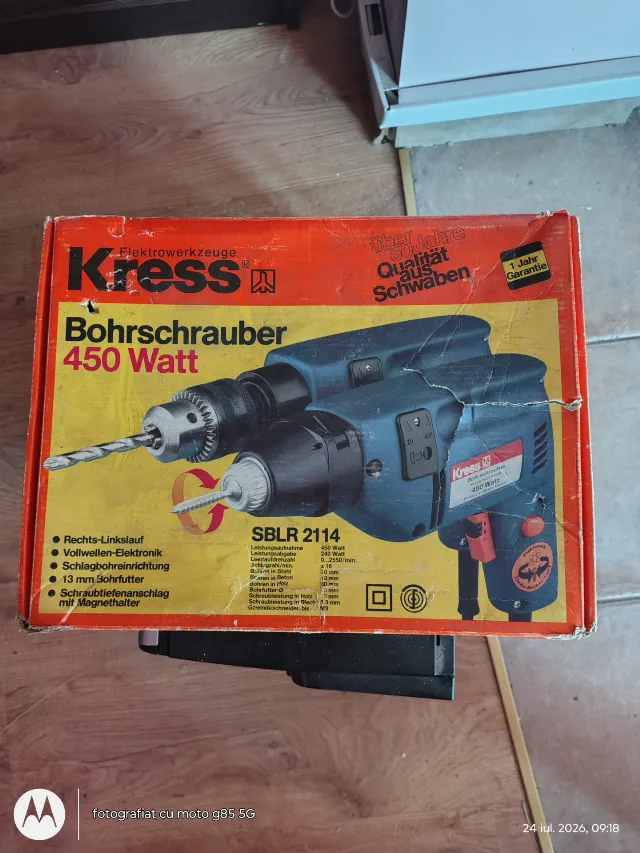 Bormasina Kress fabricata in Germania, in stare de utilizare – Chiajna, Ilfov