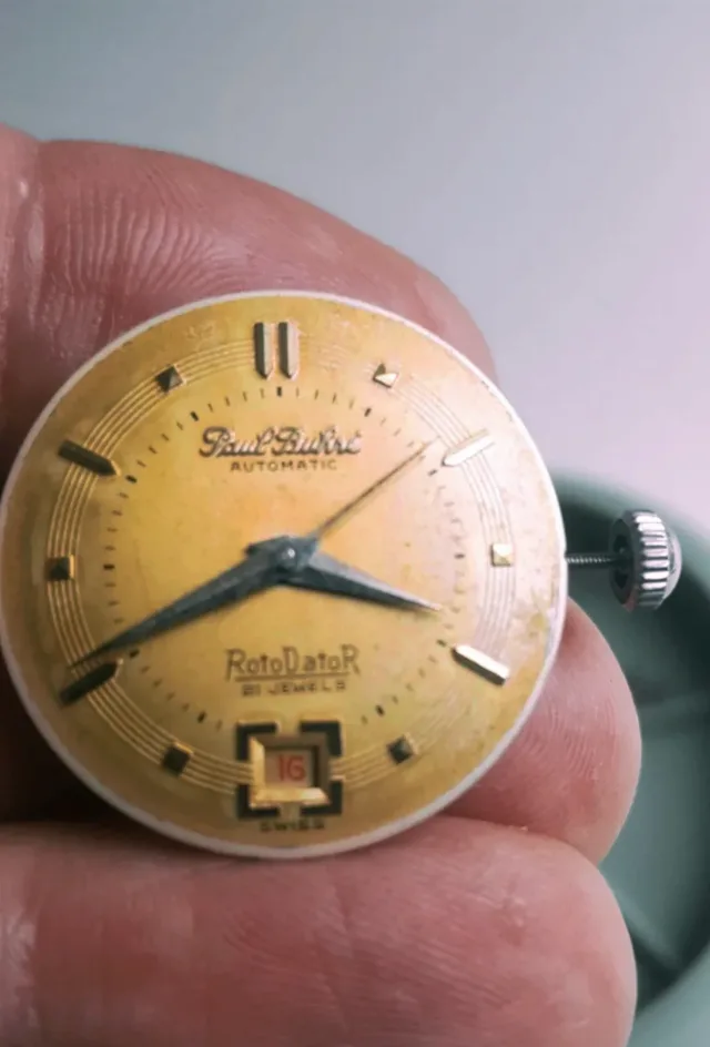 ceas barbatesc Paul (Pavel) Buhre Automatic RotoDator – fotografia 7 din 8