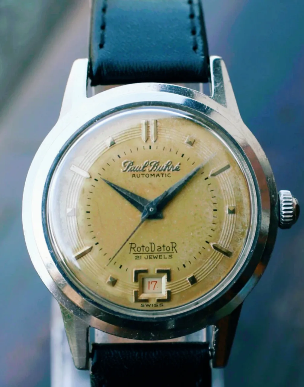 ceas barbatesc Paul (Pavel) Buhre Automatic RotoDator – Cluj-Napoca, Cluj