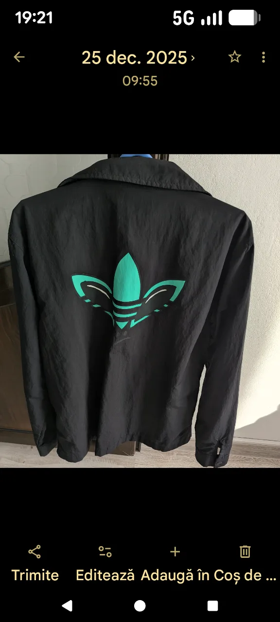 Geaca bărbați mărimea S firma Adidas original – Vaslui, Vaslui