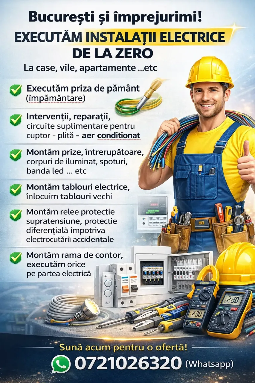 Executam instalații electrice – fotografia 1 din 1