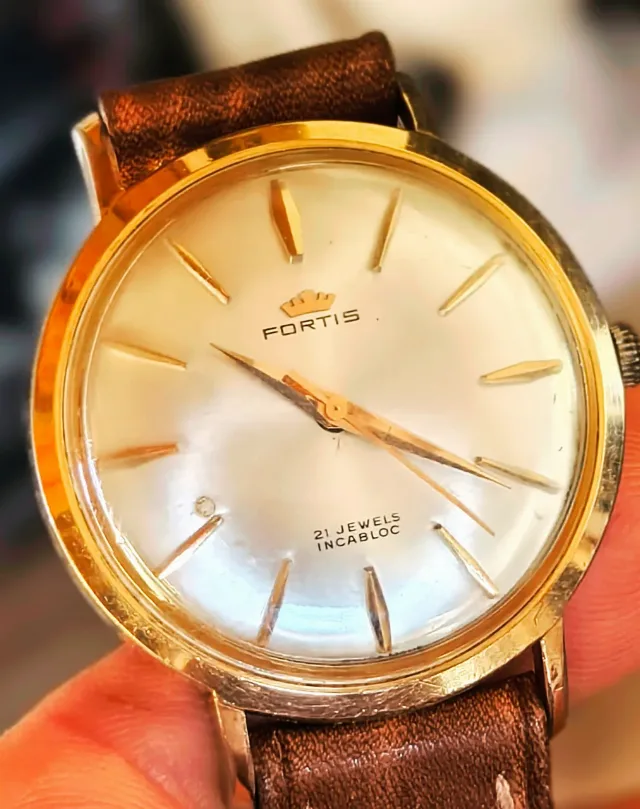 ceas Fortis Fortiflex elvețian mecanic 21 Jewels – fotografia 4 din 6