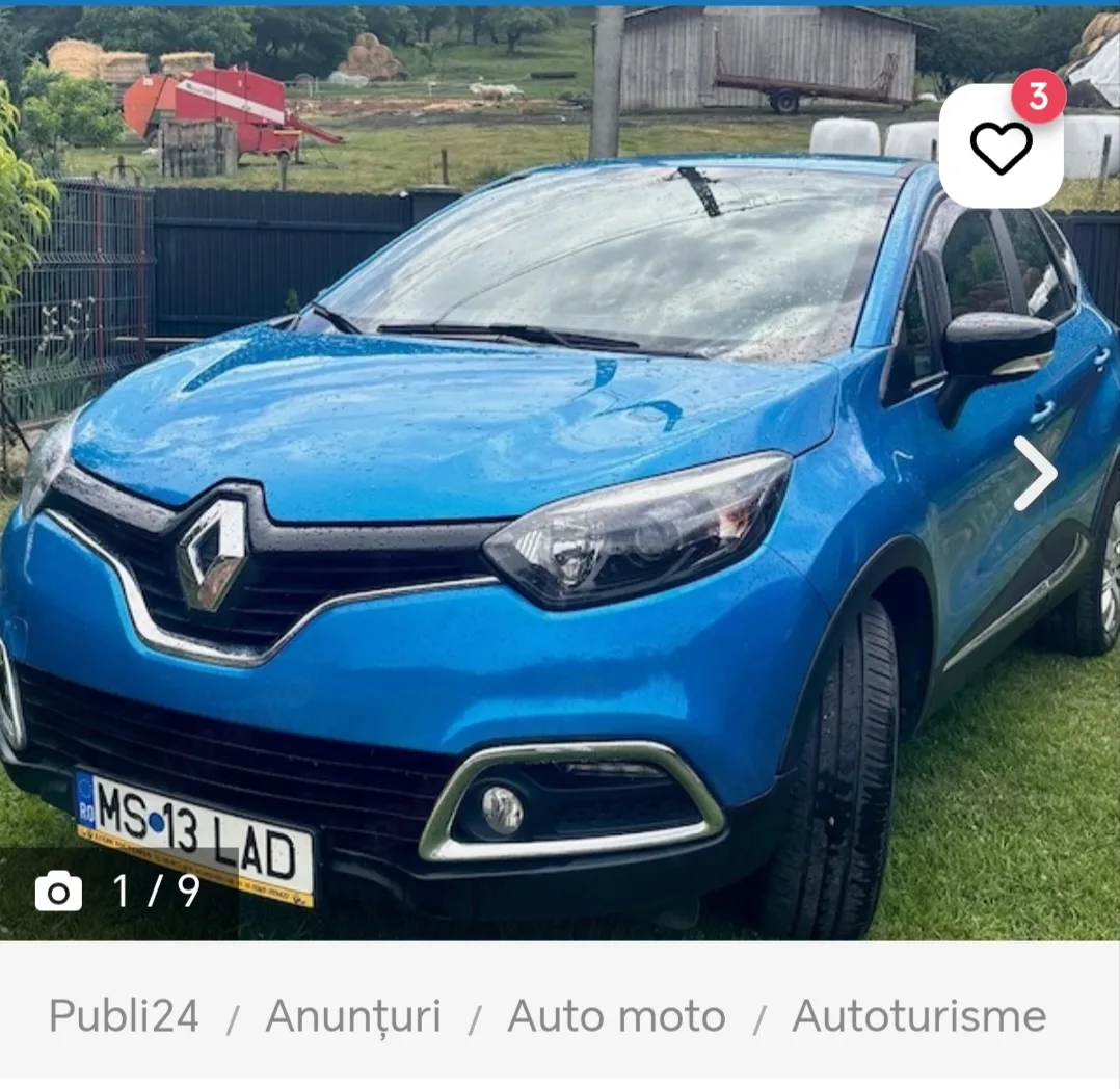 Vând mașină Renault Captur – fotografia 1 din 5