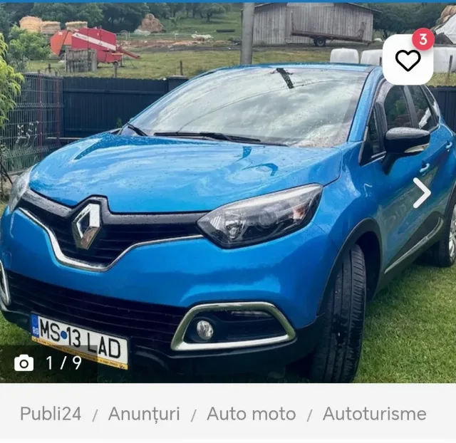 Vând mașină Renault Captur – Ludus, Mureș
