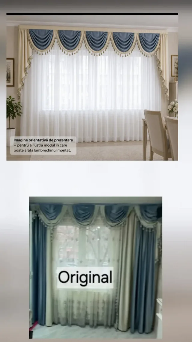 Lambrechin premium, 3,20 m, Folosit  1 an – fotografia 1 din 5
