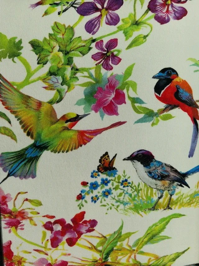 Tablou textil pasari tropicale – fotografia 7 din 7