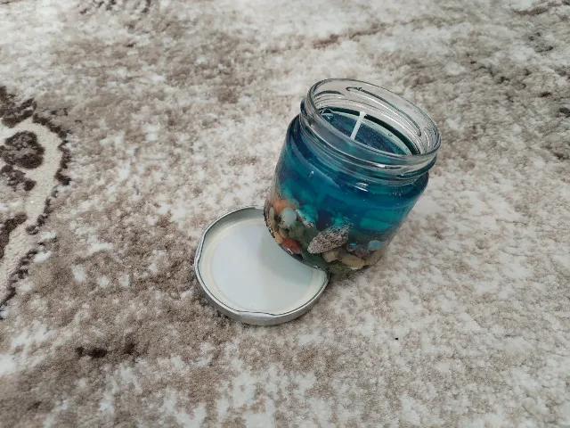 Lumanare din jelly wax – fotografia 2 din 2