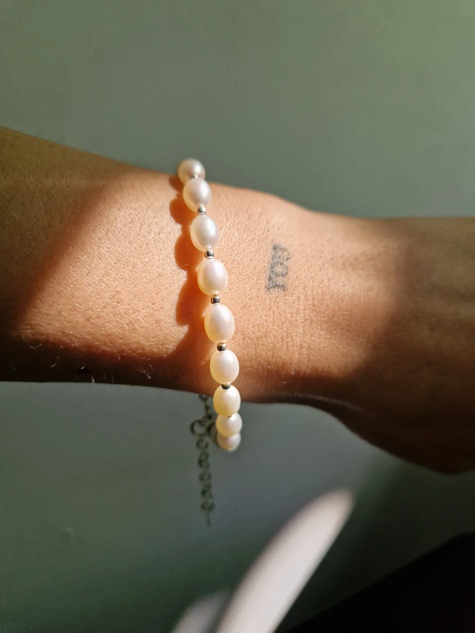 Bratara perle naturale si argint 925 – fotografia 1 din 8