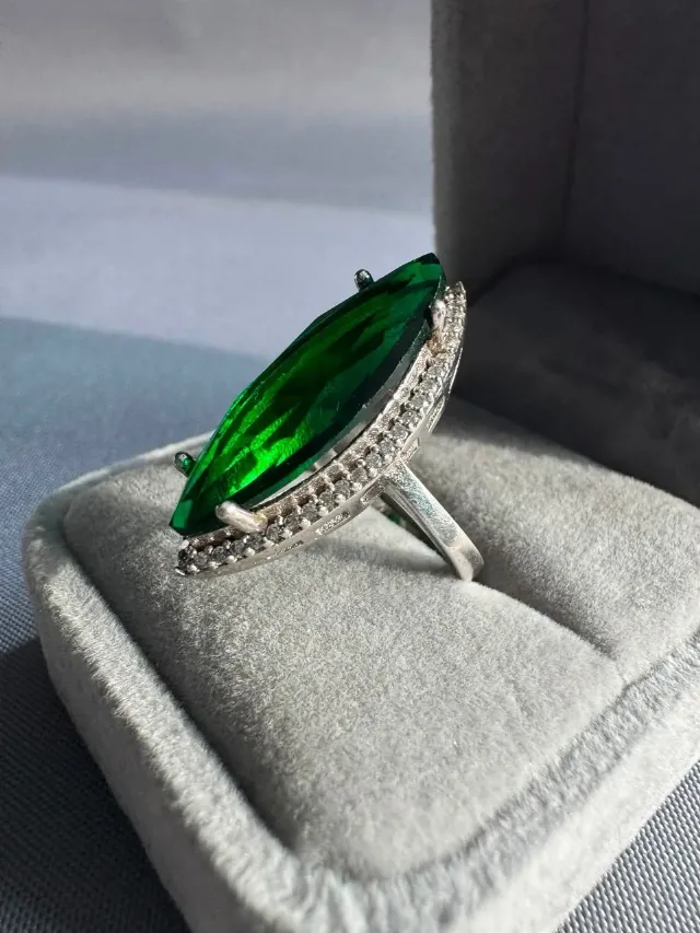 Inel argint și cubic zirconia – fotografia 4 din 4
