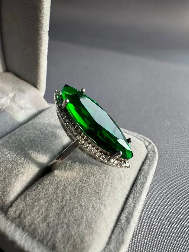 Inel argint și cubic zirconia – fotografia 2 din 4