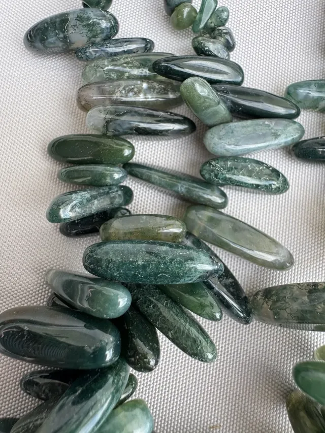Colier agate și argint – fotografia 6 din 6