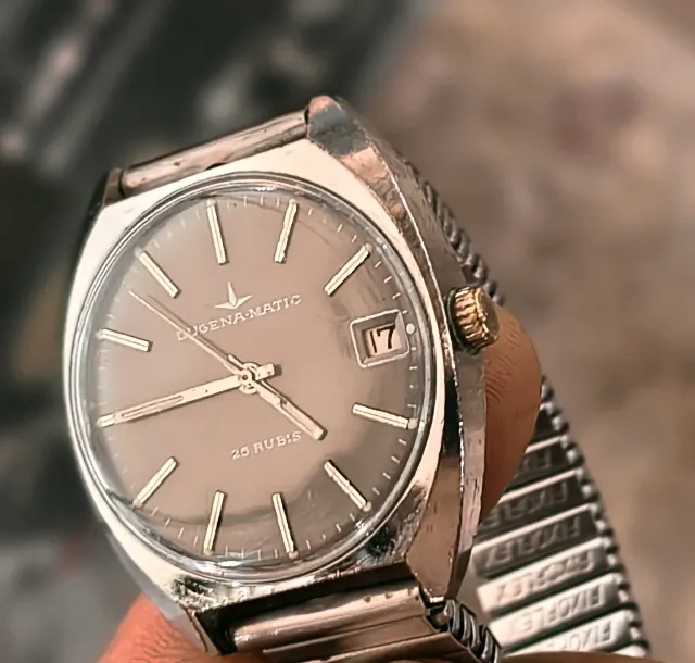 Dugena-Matic ceas barbatesc Automatic 25 Jewels – fotografia 4 din 8