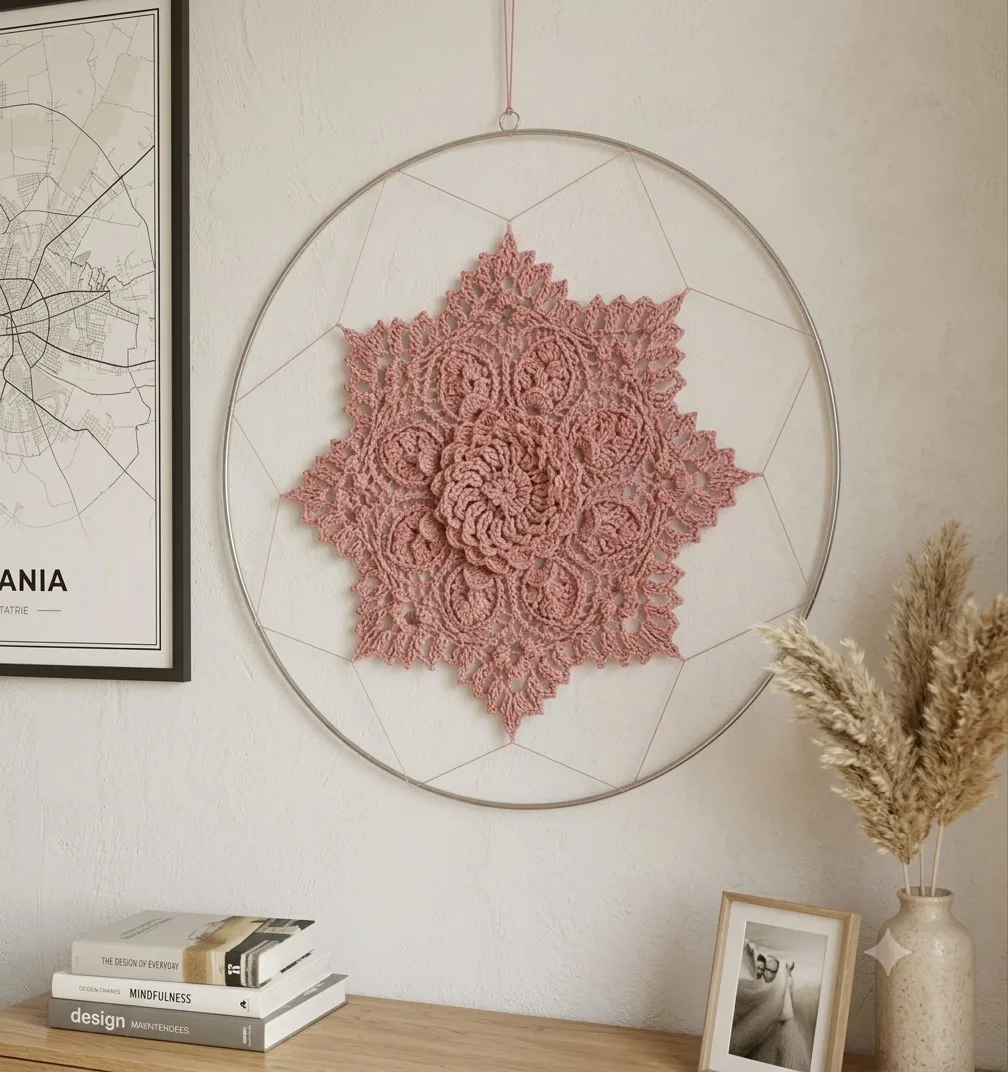 Decorațiune boho tip mandala – fotografia 1 din 4