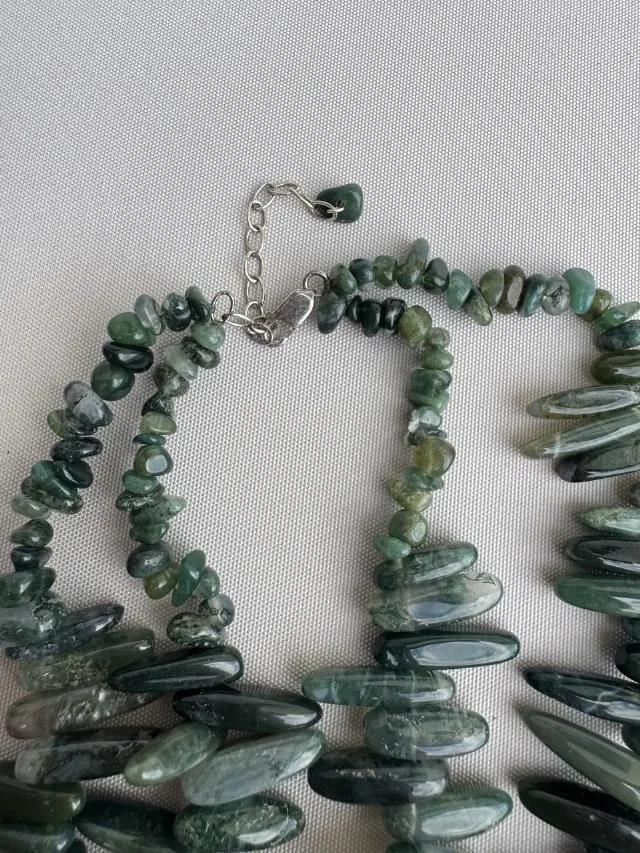 Colier agate și argint – fotografia 5 din 6