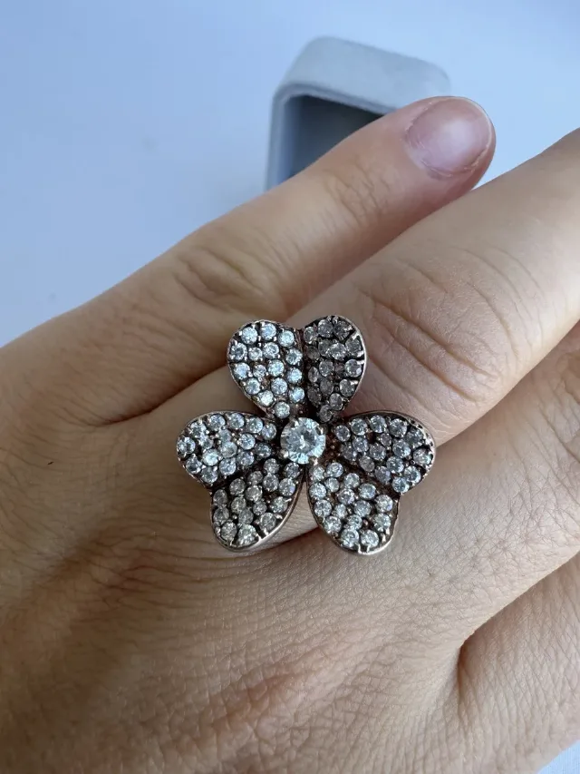 Inel argint și cubic zirconia – fotografia 4 din 8