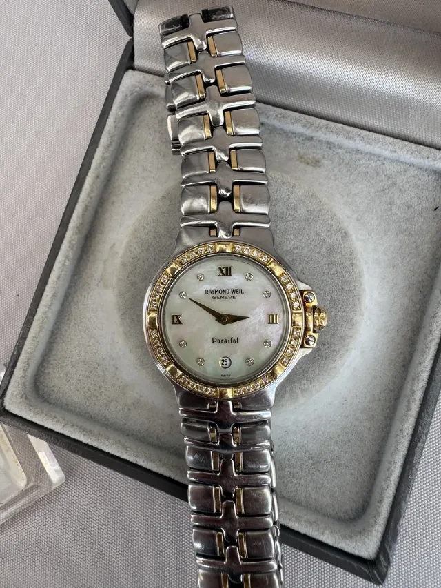 Ceas RAYMOND WEIL aur, diamante și oțel – Iași, Iași