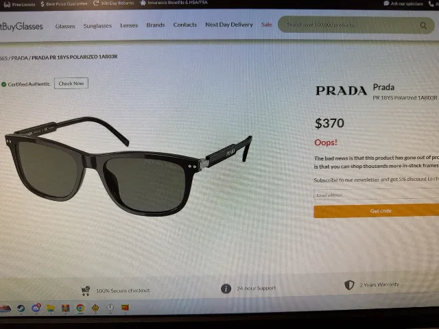Prada PR 18YS 1AB03R – fotografia 7 din 7