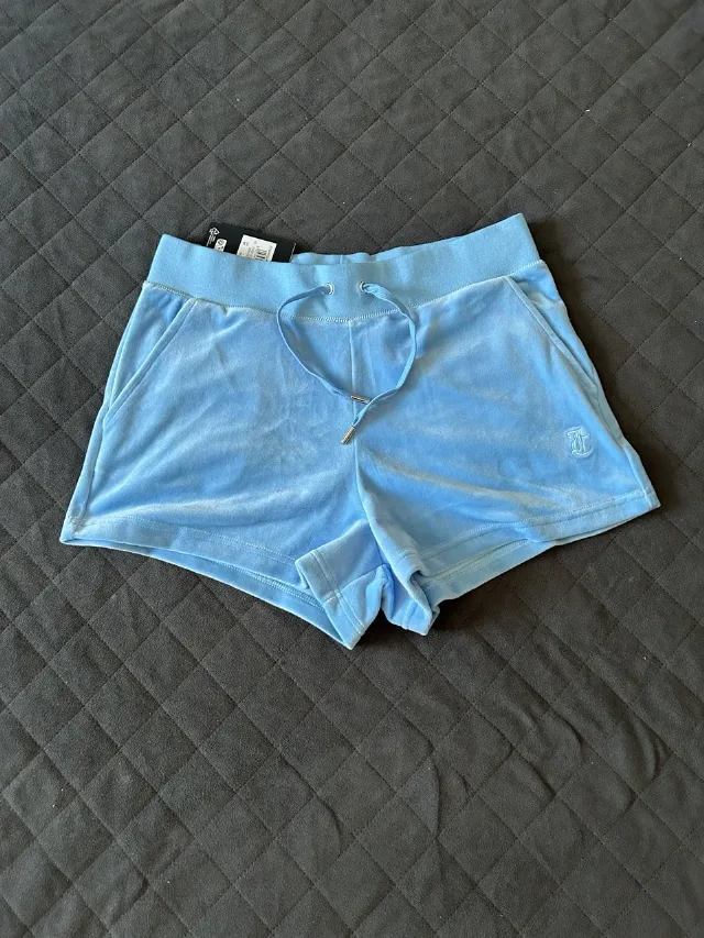 Pantaloni scurți din velur Juicy couture – fotografia 8 din 8