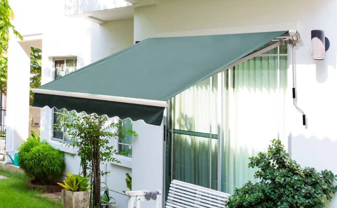 Copertina roll-up Outsunny, Manivela, Poliester, 250x200cm, Verde – Sector 6, București