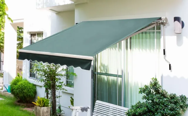 Copertina roll-up Outsunny, Manivela, Poliester, 250x200cm, Verde – Sector 6, București