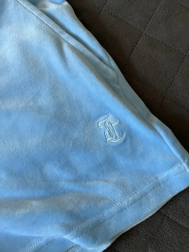 Pantaloni scurți din velur Juicy couture – fotografia 7 din 8