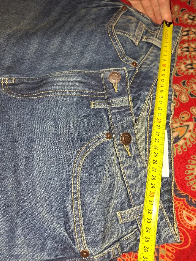 bermude Bershka betelie încrucișată pictati, 36 – fotografia 8 din 8