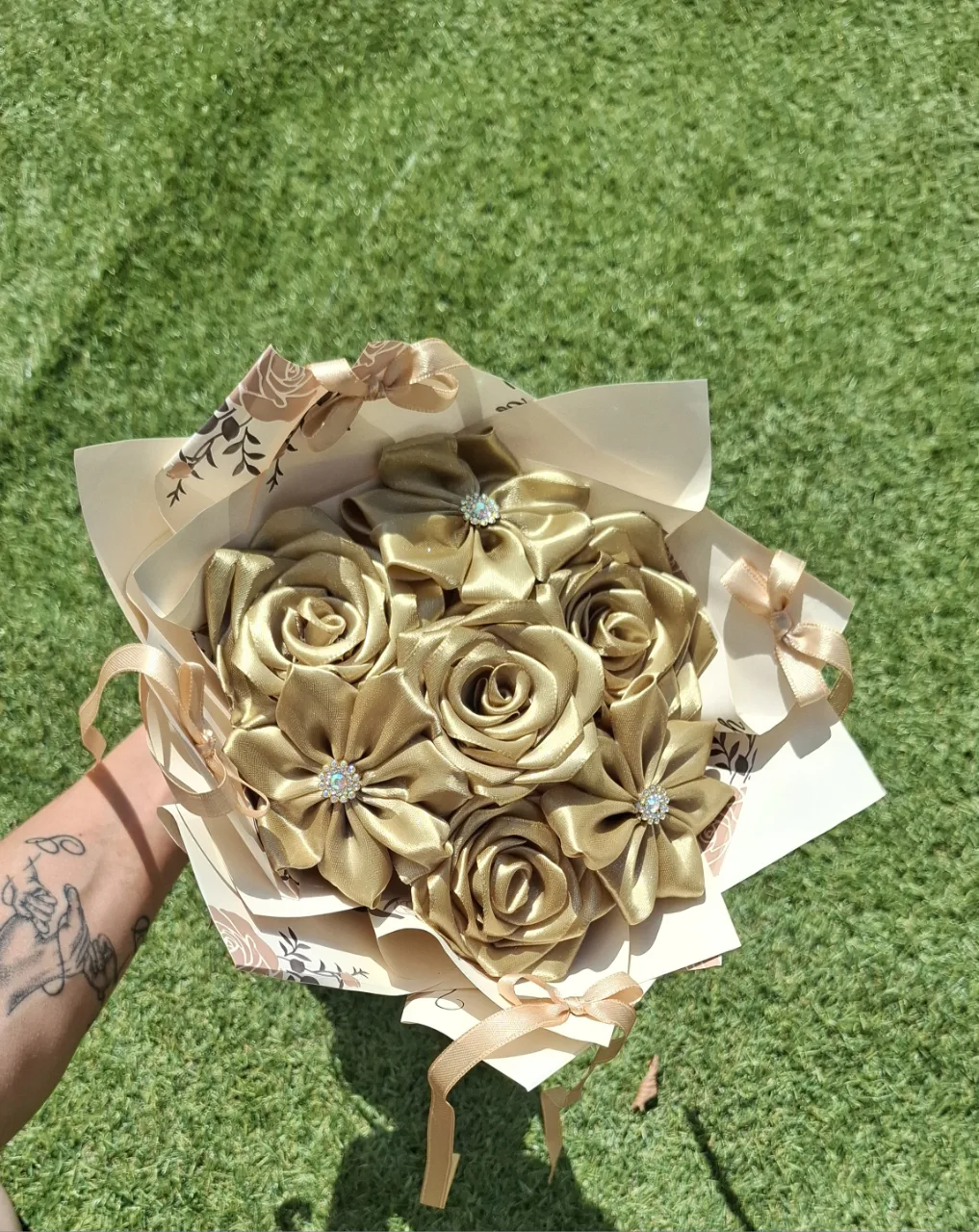 buchet trandafiri din satin – Iași, Iași