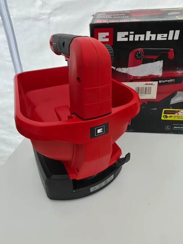 Dispozitiv de imprastiere seminte/ingrasamant/etc Einhell PXC GE-US 18 Li-Solo, 18 V, – fotografia 2 din 4
