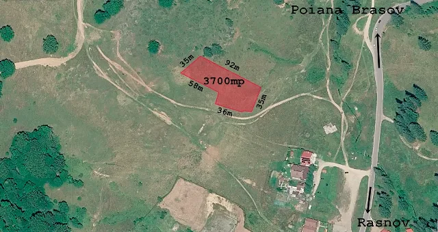 Brasov - Poiana Aviatorilor, 3.700 mp teren intravilan. – fotografia 3 din 5