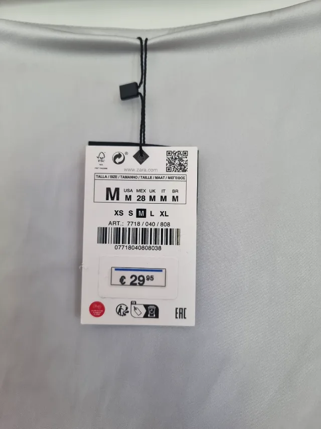 Pantaloni cu fusta Zara lenjerie M – fotografia 4 din 8