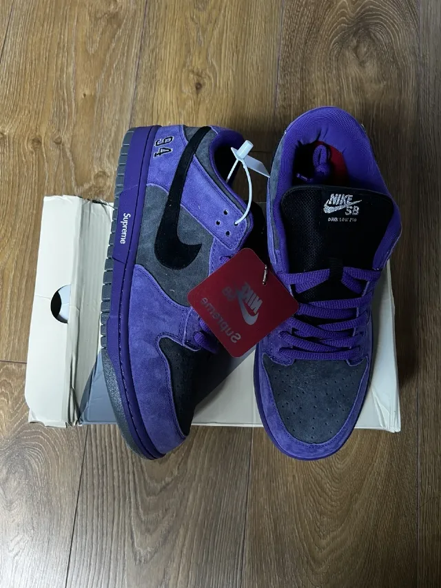 Nike Dunk violeți – fotografia 2 din 4