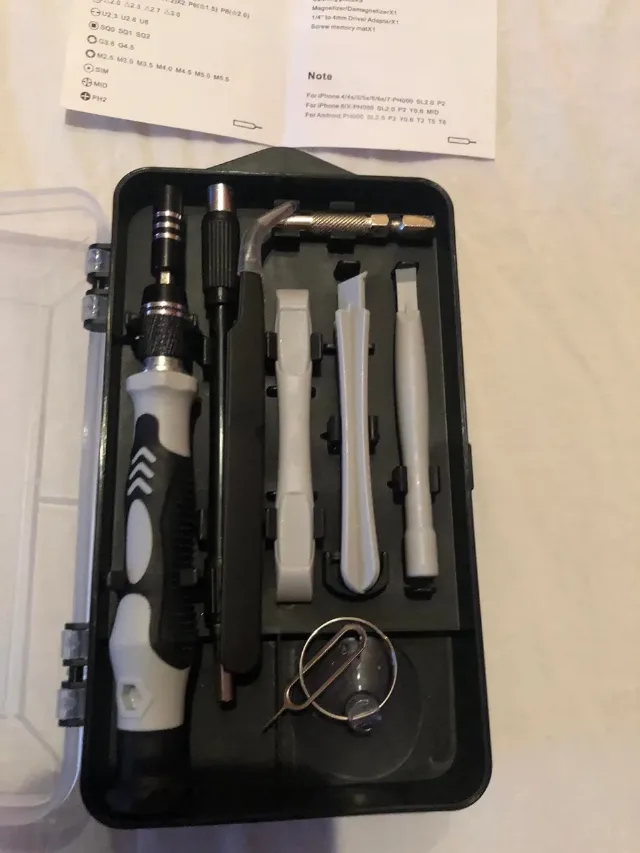 Trusă profesională de desfăcut telefoane mobile – fotografia 5 din 8