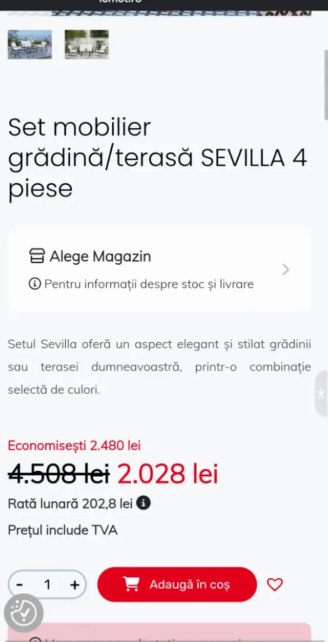 set pentru terasă gri antracit – fotografia 2 din 2