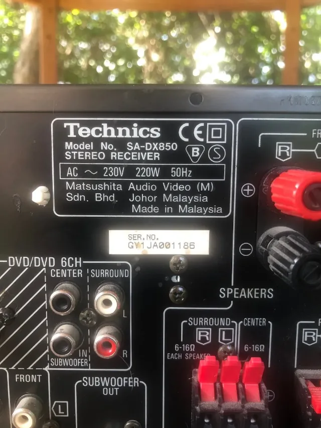 Amplituner Technics SA-DX 850 – fotografia 2 din 7