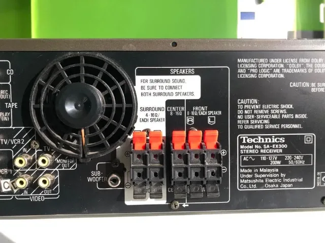 Amplituner receiver Technics SA-EX 300 – fotografia 2 din 8