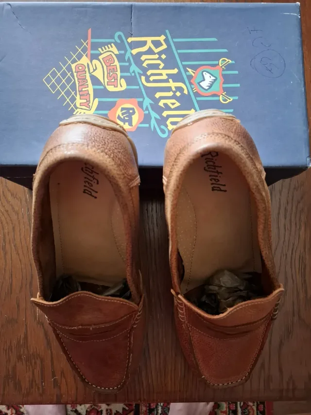 Pantofi barnati, Richfield. noi, msr. 46.Produsul in cutia originala. – fotografia 3 din 4