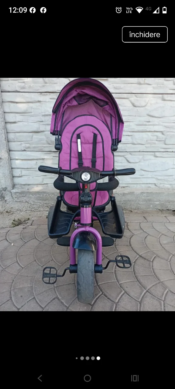 tricicletă cu poziție de somn – fotografia 2 din 4