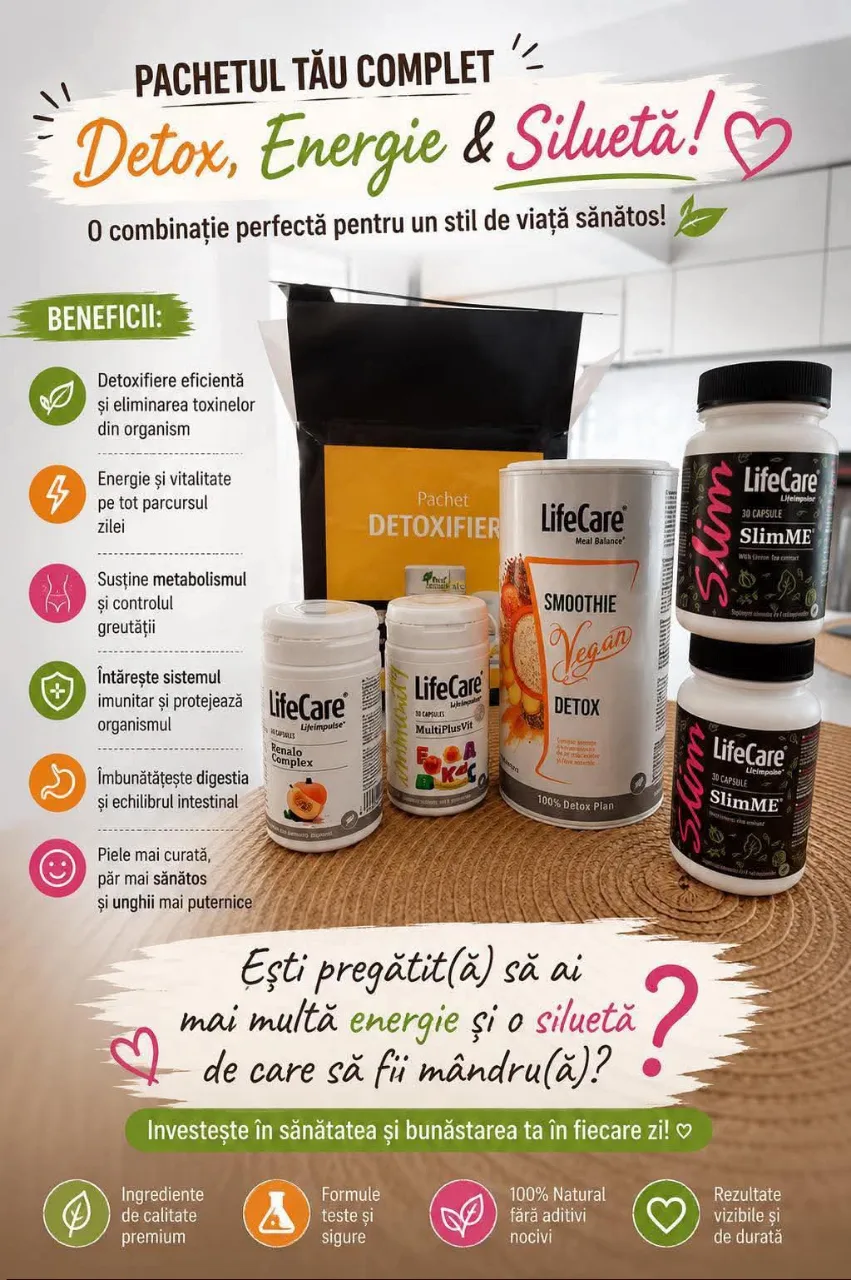 Pachet detoxifiere 30zile – Buzău, Buzău