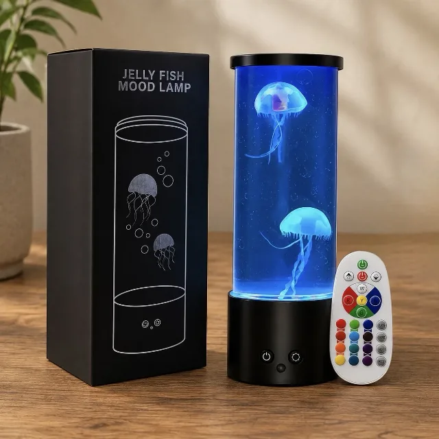 Lampă RGB cu Meduze 🪼 – LED cu Schimbare de Culori și Telecomandă – Sector 1, București