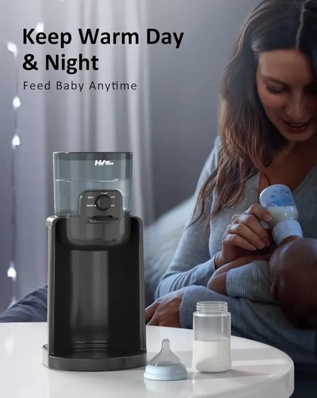 HEYVALUE Instant Baby Water Warmer & Formula Dispenser – Încălzitor Instant pentru Apă și Preparare Biberon – fotografia 6 din 8