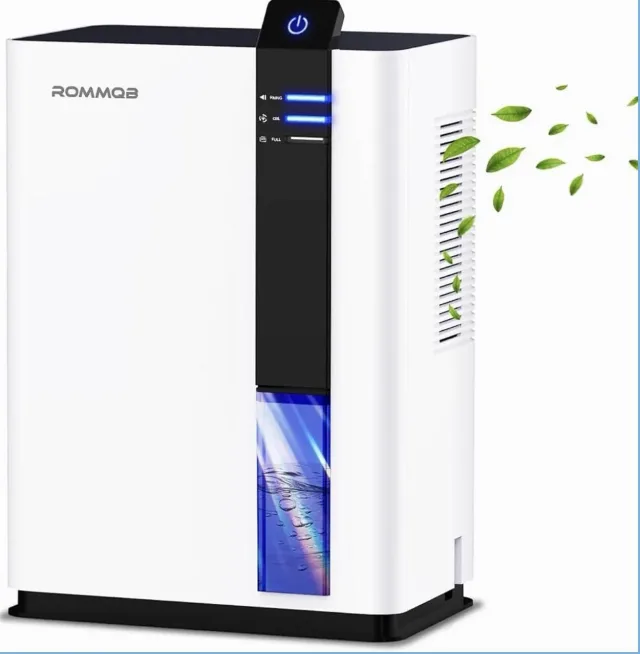 ROMMQB Dezumidificator Smart 3L – Oprire Automată & Lumină LED de Noapte – fotografia 1 din 6