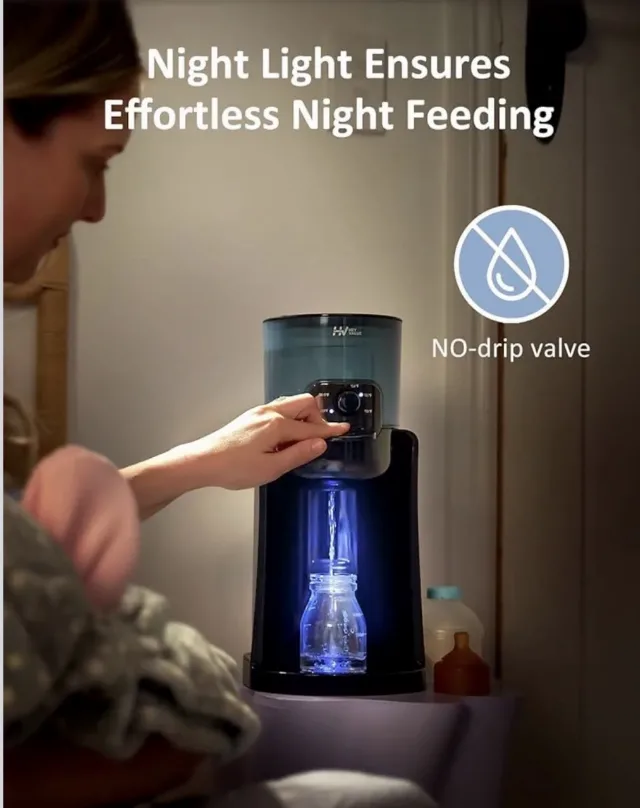 HEYVALUE Instant Baby Water Warmer & Formula Dispenser – Încălzitor Instant pentru Apă și Preparare Biberon – fotografia 8 din 8