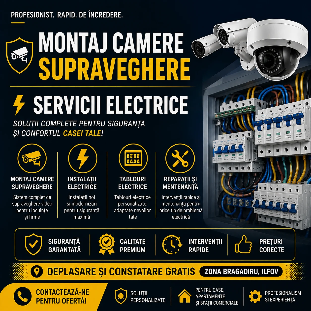 Instalare camere de supraveghere | Wi-Fi • DVR • NVR | Configurare sisteme – fotografia 1 din 1