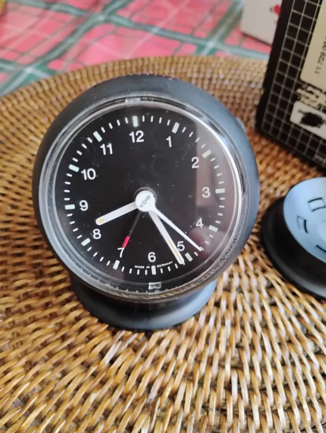 Ceas vintage VDO Quarz-Zeit BBC Brown Boveri / Vintage Ball Desk Clock German – fotografia 1 din 6