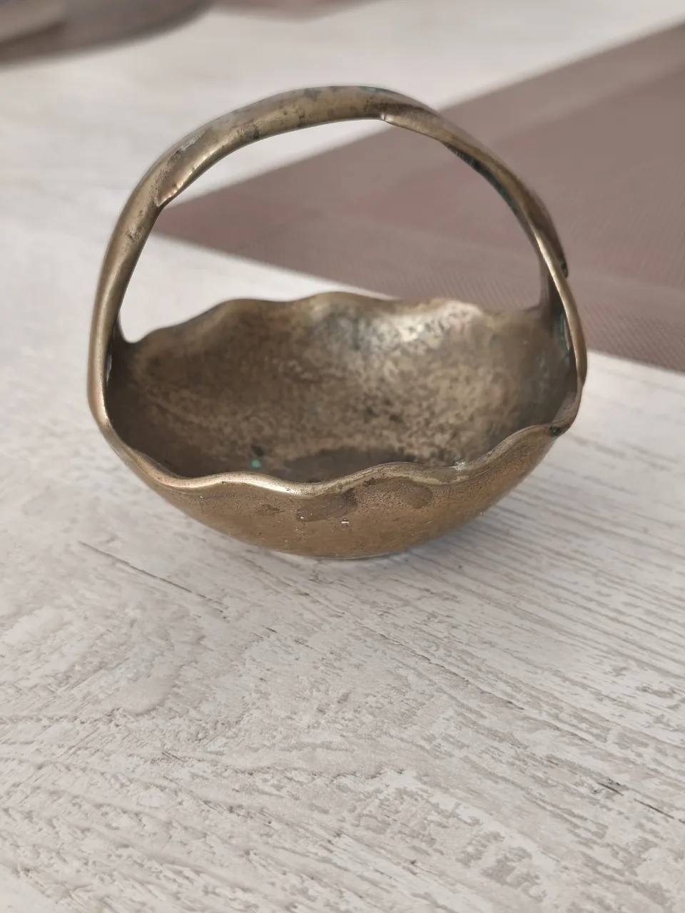 Coșuleț decorativ vintage din alamă/bronz – Import Germania (anii '70-'80) – Bistrița-Năsăud, Bistrița-Năsăud