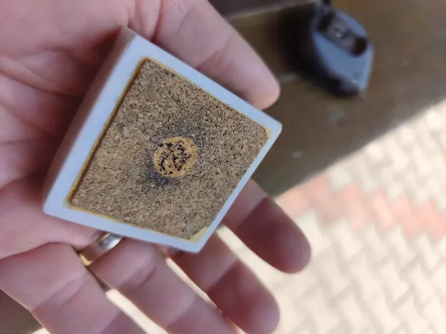 Prespapiu militar colecție - Marmură albă cu Emblema DISS (Marea Britanie) – fotografia 7 din 8