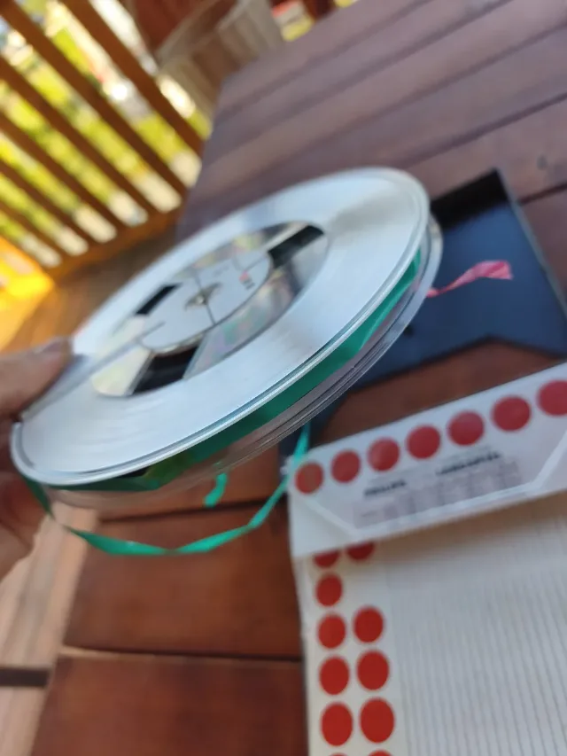 Bandă magnetofon vintage Philips LP18 Langspiel (18 cm / 540m) – Low Noise – fotografia 7 din 8